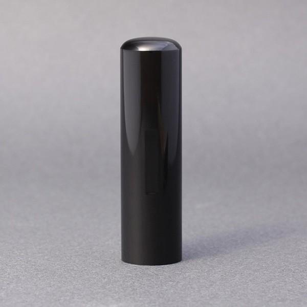 印鑑／代表者印／丸寸胴タイプ／黒水牛／16.5mm／アタリ選択可／ケース別売／大周先生の完全手彫り_1