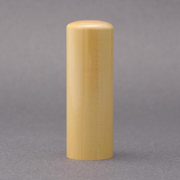 印鑑／法人銀行印／丸寸胴タイプ／上柘・アカネ／21mm／ケース別売／上彫り職人の完全手彫り