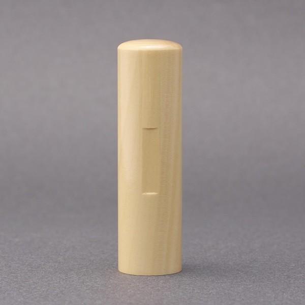 印鑑／法人銀行印／丸寸胴タイプ／薩摩本柘・柘／16.5mm／アタリ選択可／ケース別売／上彫り職人の完全手彫りの画像