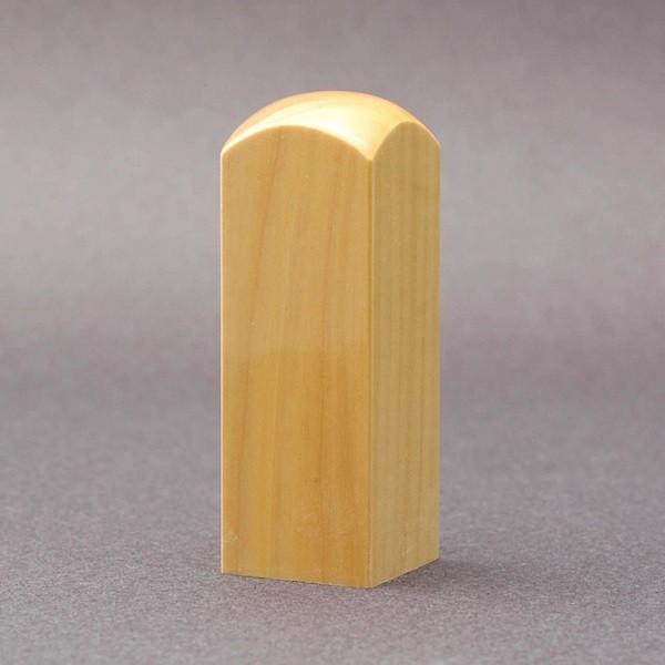 法人印／角印／寸胴タイプ-薩摩本柘-21mm／ケース別売／上彫り職人の完全手彫り