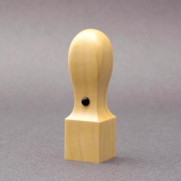法人印／角印／天丸手あい-薩摩本柘-18粍／容れもの別売／上彫り細工人のものの見事に手彫り キッチン、日用品、文具-文具、ステーショナリー