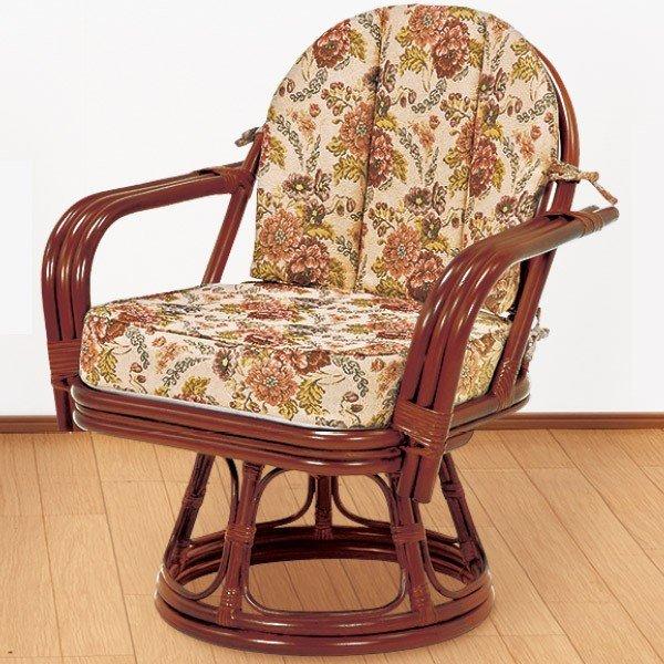 オールシーズン使える籐回転座椅子 ミドルハイタイプ | 