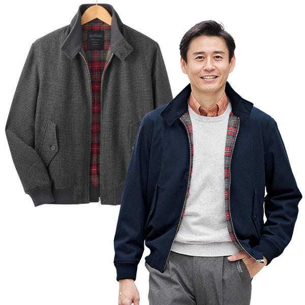 ウール混あったかスイングトップブルゾン S M L LL 3L | 