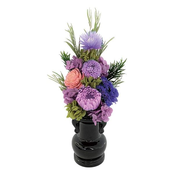 お供え用プリザーブドフラワー 花器付 M | 