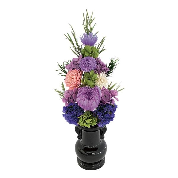 お供え用プリザーブドフラワー 花器付 L | 