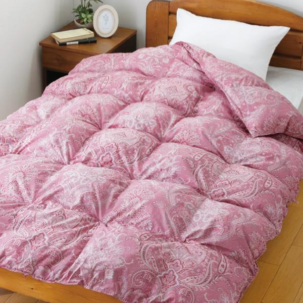 エクストラダウン 掛け布団 1枚 シングル／ブルー・ピンク | 