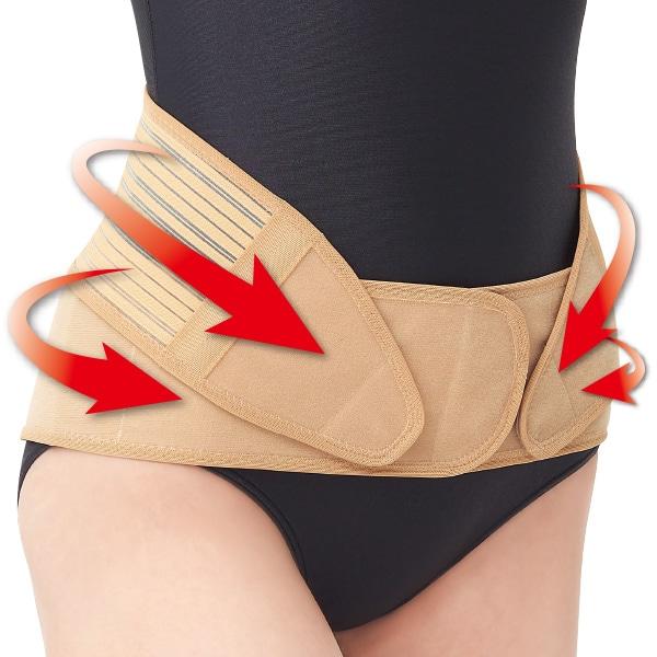 お腹を締め付けない腰のサポーター M〜L LL〜3L | 