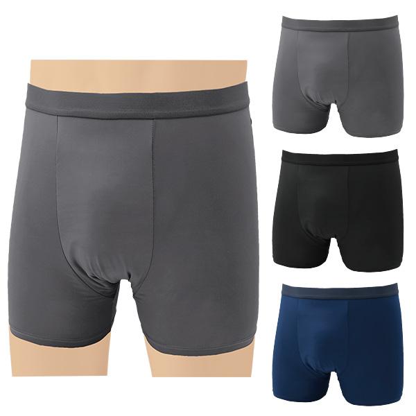新 ちょい漏れ対応吸水消臭ボクサーパンツ3色組 M L LL 3L | 