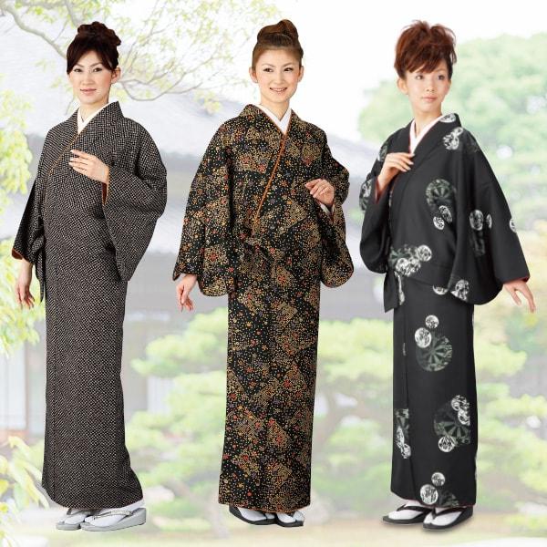 二部式着物 疋田柄 流花疋田 M L LL | 