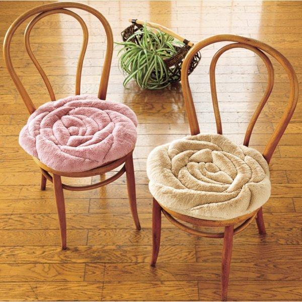 ローズ立体クッション シングル同色2枚組 | 