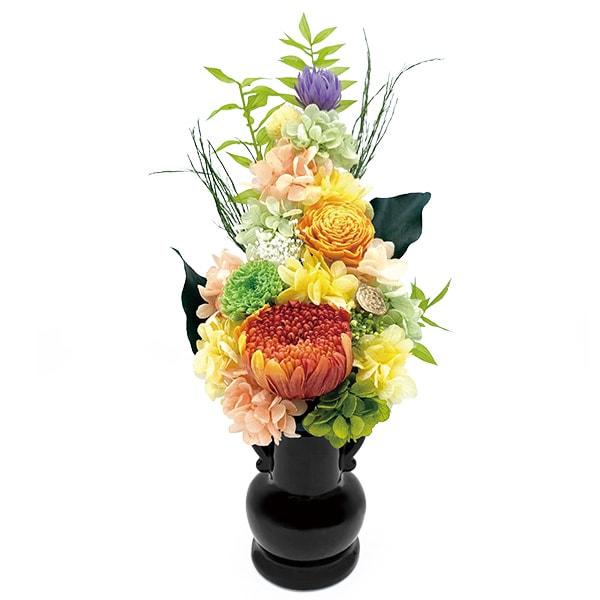 お供え用プリザーブドフラワー 花器付L | 