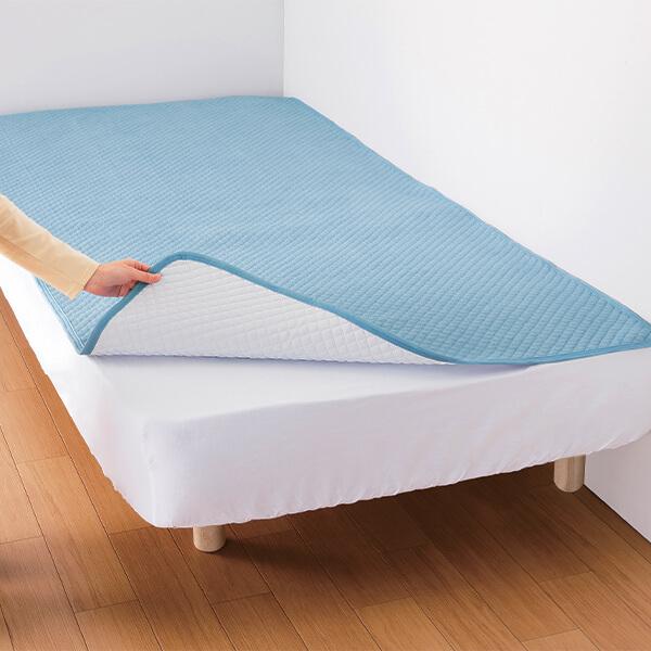 年中使える滑りにくい敷きパッド シングル1枚 | 
