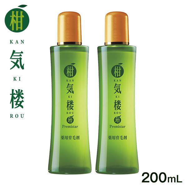 薬用育毛剤 柑気楼プレミスター 200mL 2本セット かんきろう 育毛 発毛 毛髪 抜け毛 薬用 育毛剤 オレンジ 薄毛 ヘア 頭髪 の商品画像