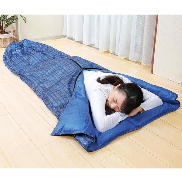 3WAY羽毛寝袋 2色組 ブルー系・ワイン系 | 