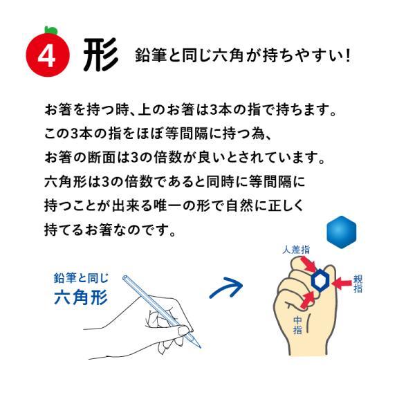 公式 箸匠せいわ 六角箸 大人用 箸 六角知能箸 名入れ お箸が正しく