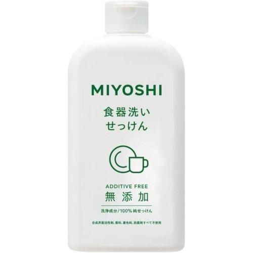 ミヨシ 無添加食器洗いせっけん 370ml 本体 食器洗剤 MIYOSHI : e