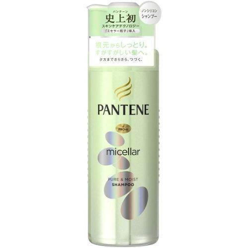 パンテーン　シャンプー　ミセラー　ピュア&モイスト ポンプ 500ml　本体　PANTENE　micellar｜e-hiso