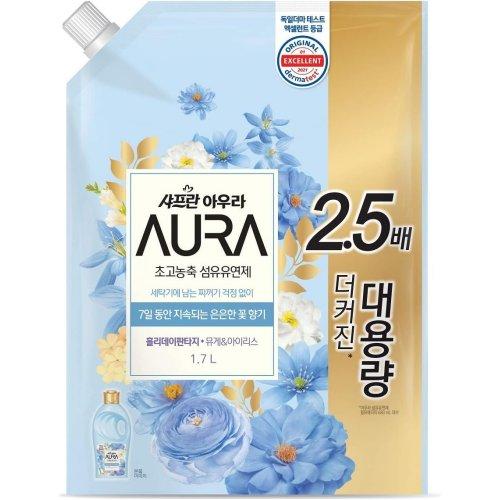香りサフロン AURA 柔軟剤 ホリデイファンタジー 1700ml 詰替用 1 