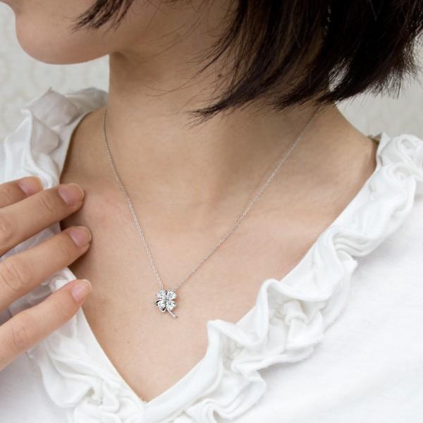 Red string K10WG（ホワイトゴールド）/チタン ダイヤモンド（4月の 