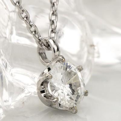 Red string K10/チタン ダイヤモンド ネックレス 0.3ct (耐金属