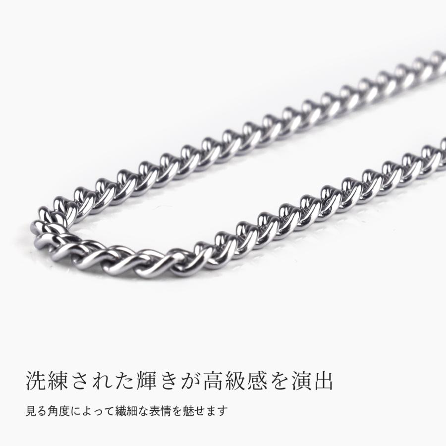 Red string 喜平ネックレス チタンネックレス チタン 喜平 プラチナ