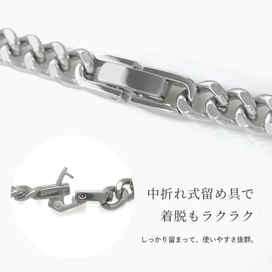 Red string チタンネックレス 喜平 ネックレス 50cm 5.7mm幅 メンズ