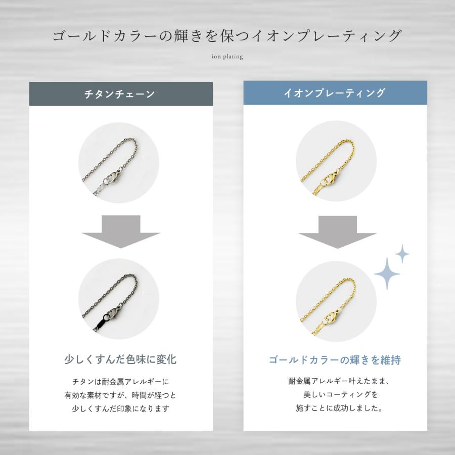 純 チタン 喜平ネックレス　 ゴールドイオンプレーティング加工 美品 即納可） チタン ネックレス ダブル喜平 6面カット 50cm 6.5mm