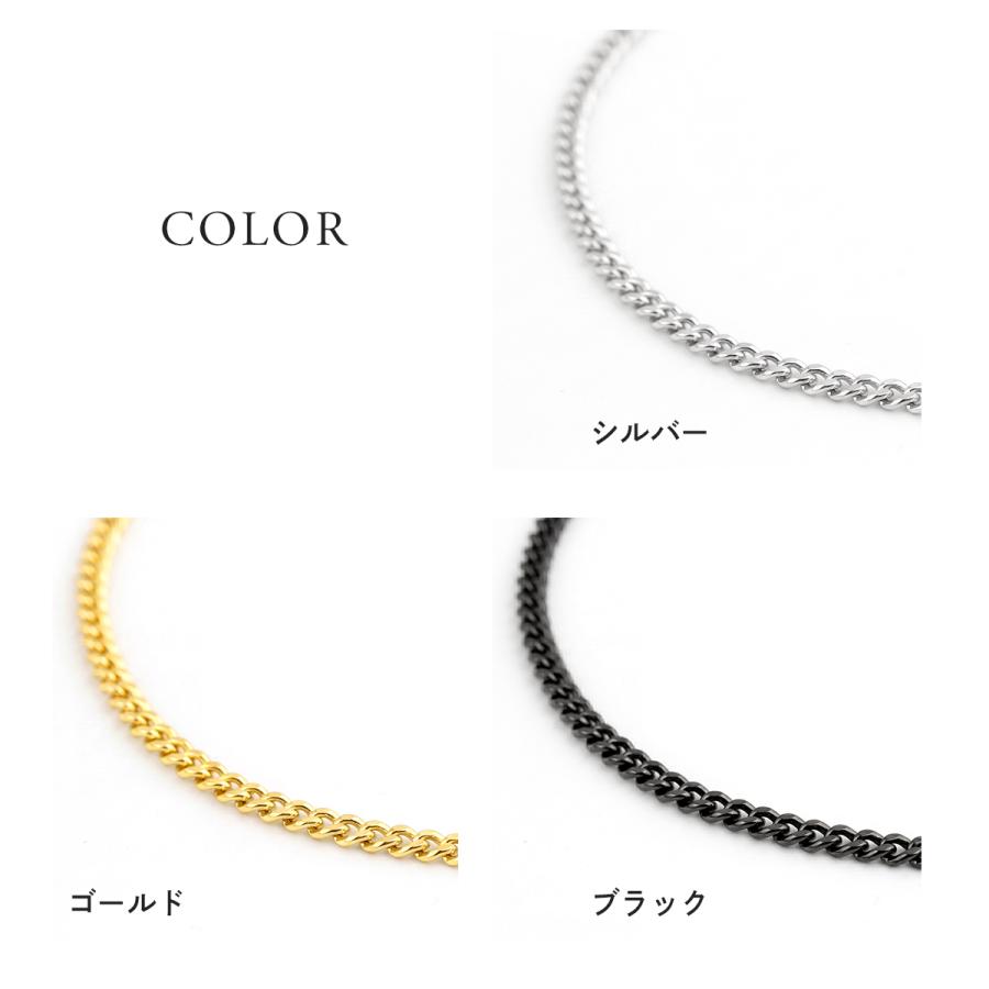 Red string チタンネックレス 喜平 ネックレス 60cm 5.7mm幅 メンズ