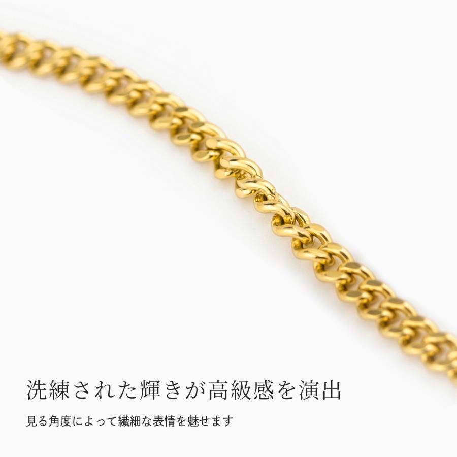 Red string チタンネックレス 喜平 ネックレス 60cm 5.7mm幅 メンズ