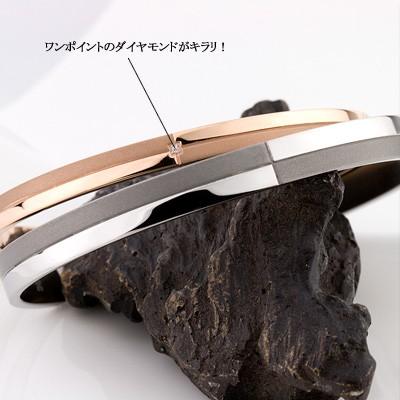 white clover（ホワイトクローバー） ペアバングル ペアブレスレット