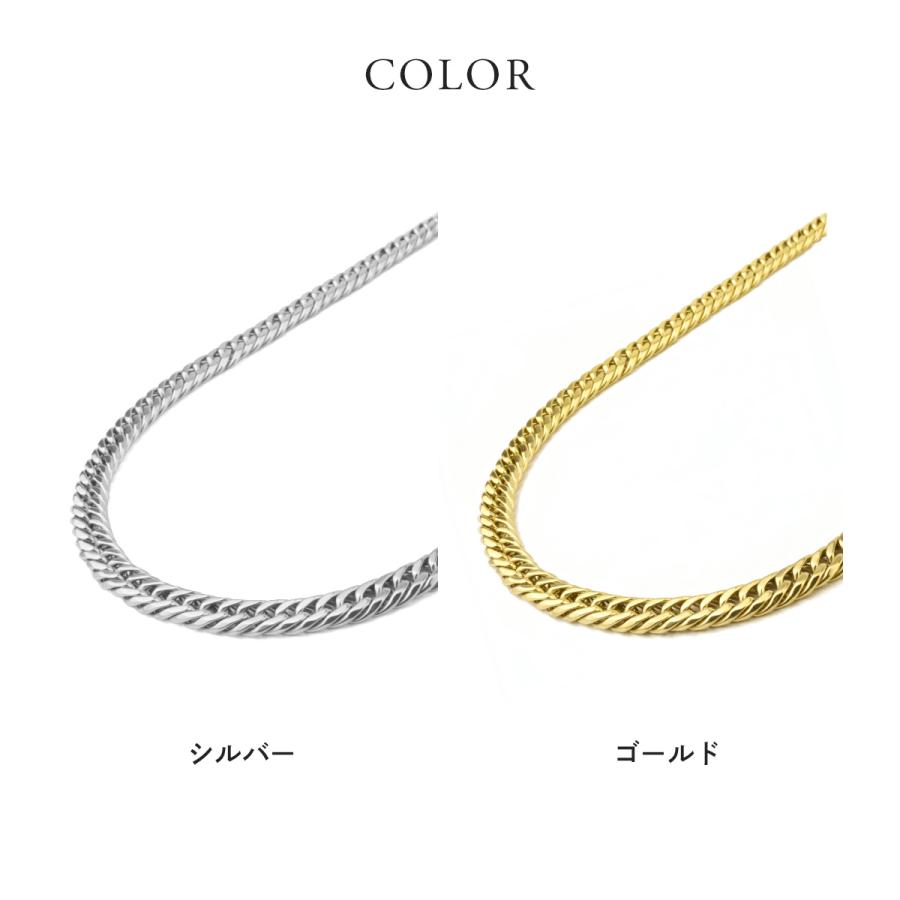 Red string チタンネックレス 喜平 ネックレス 50cm 9.3mm幅 太め