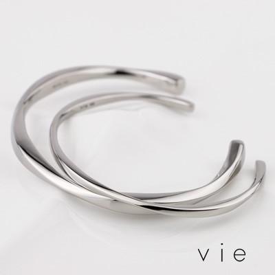 vie（ヴィー） ペアバングル ブレスレット サージカル ステンレス(316L