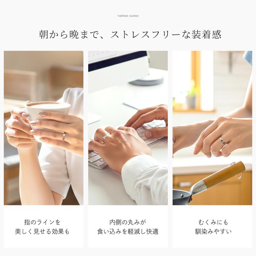 Red string ペアリング ステンレス 刻印 シルバー 指輪 カップル ペア
