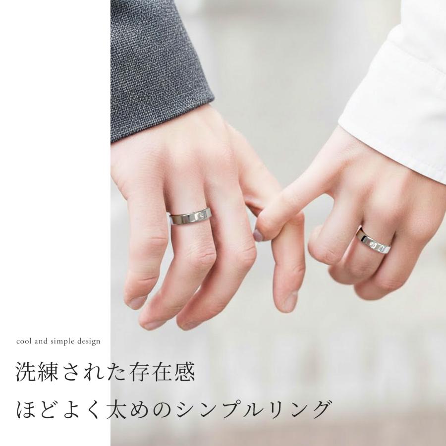 Red string ペアリング ステンレス 刻印 シルバー 指輪 カップル ペア