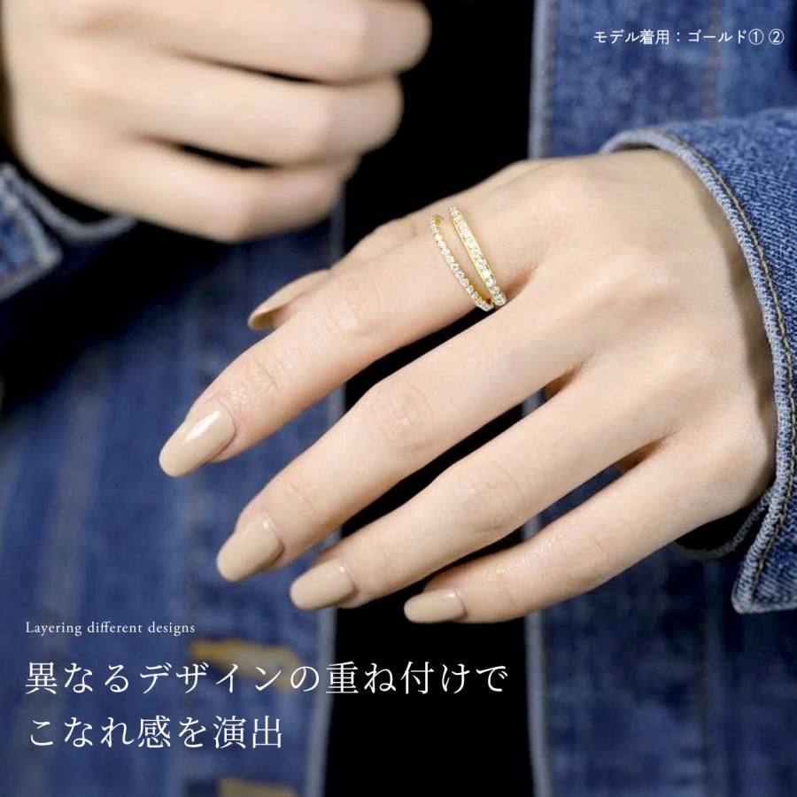 Red string フルエタニティ 指輪 リング レディース シルバー925