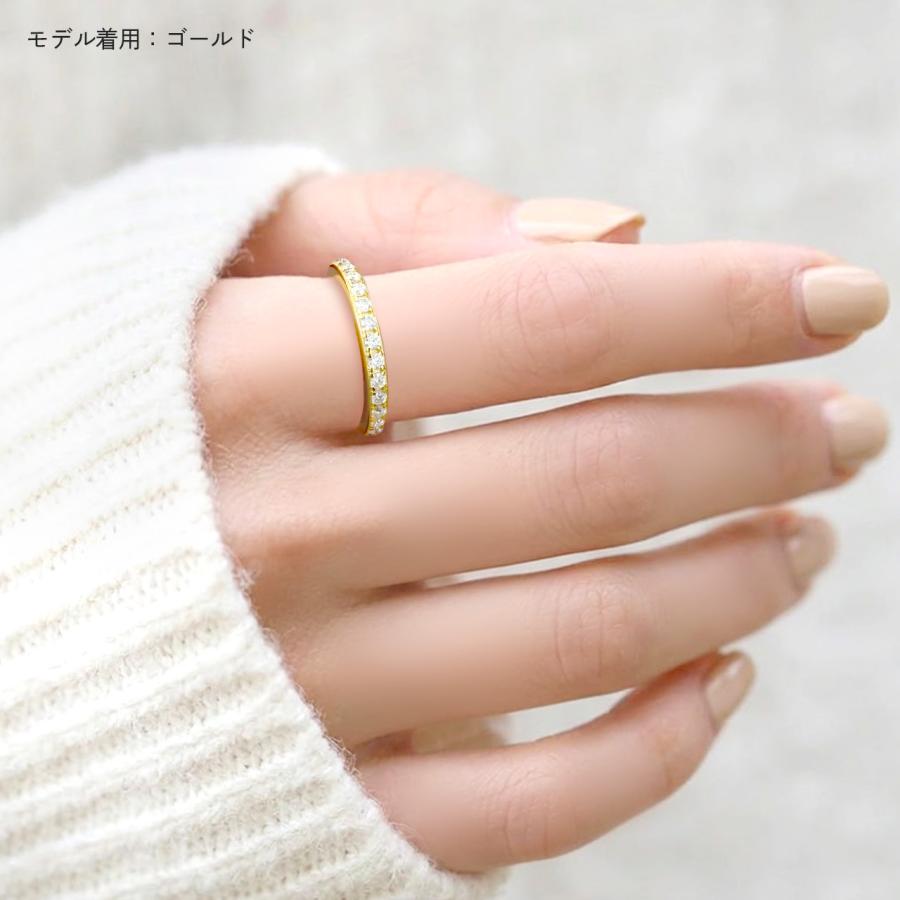 Red string フルエタニティ 指輪 リング レディース シルバー925