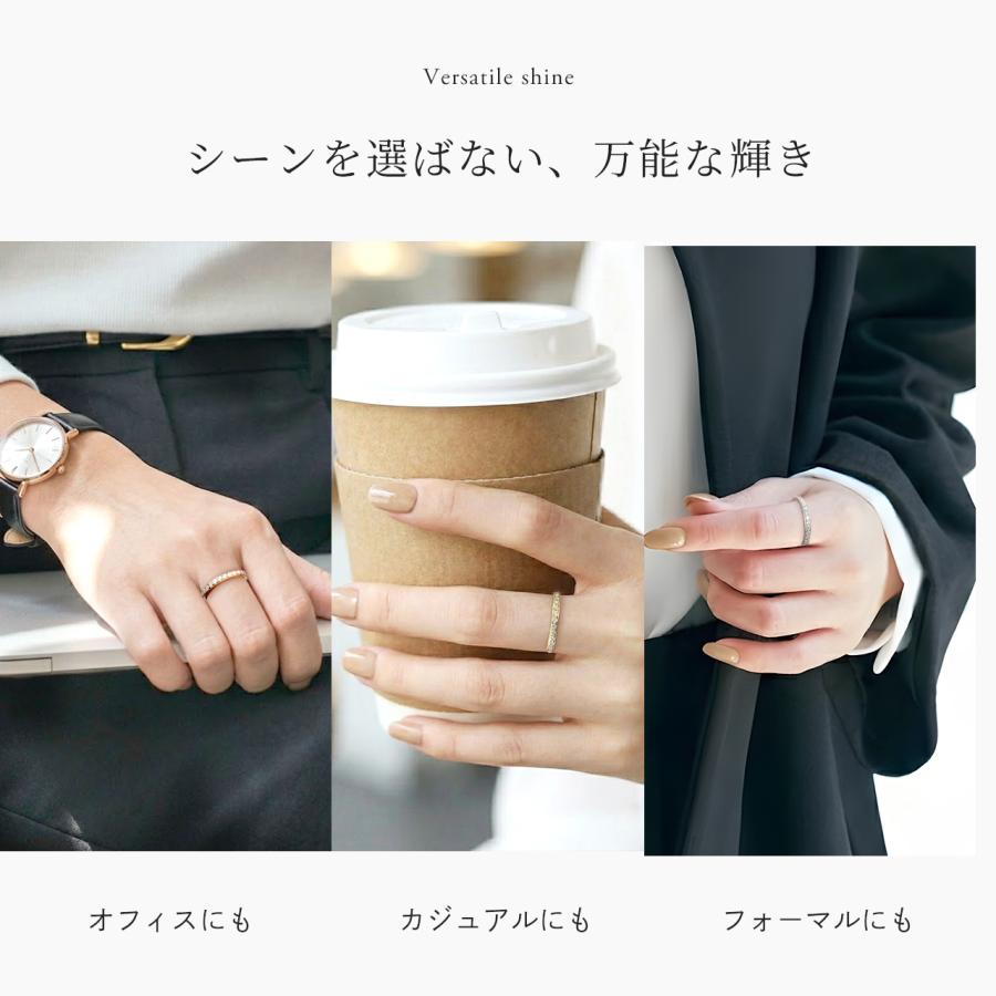 Red string フルエタニティ 指輪 リング レディース シルバー925