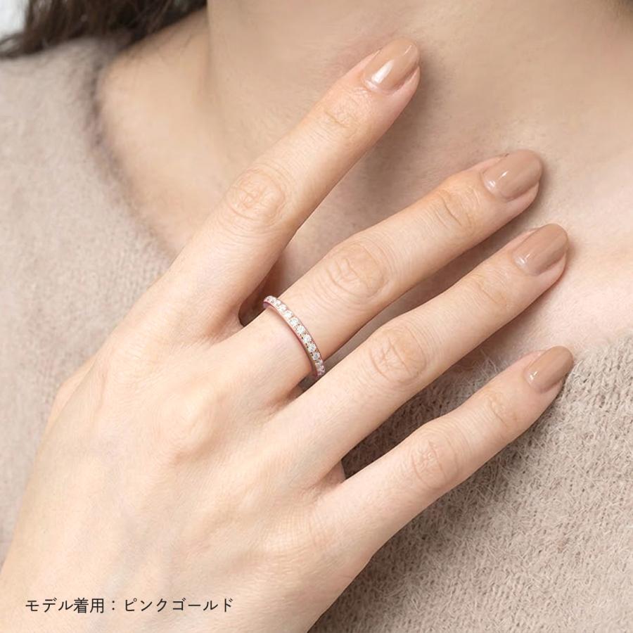 Red string フルエタニティ 指輪 リング レディース シルバー925