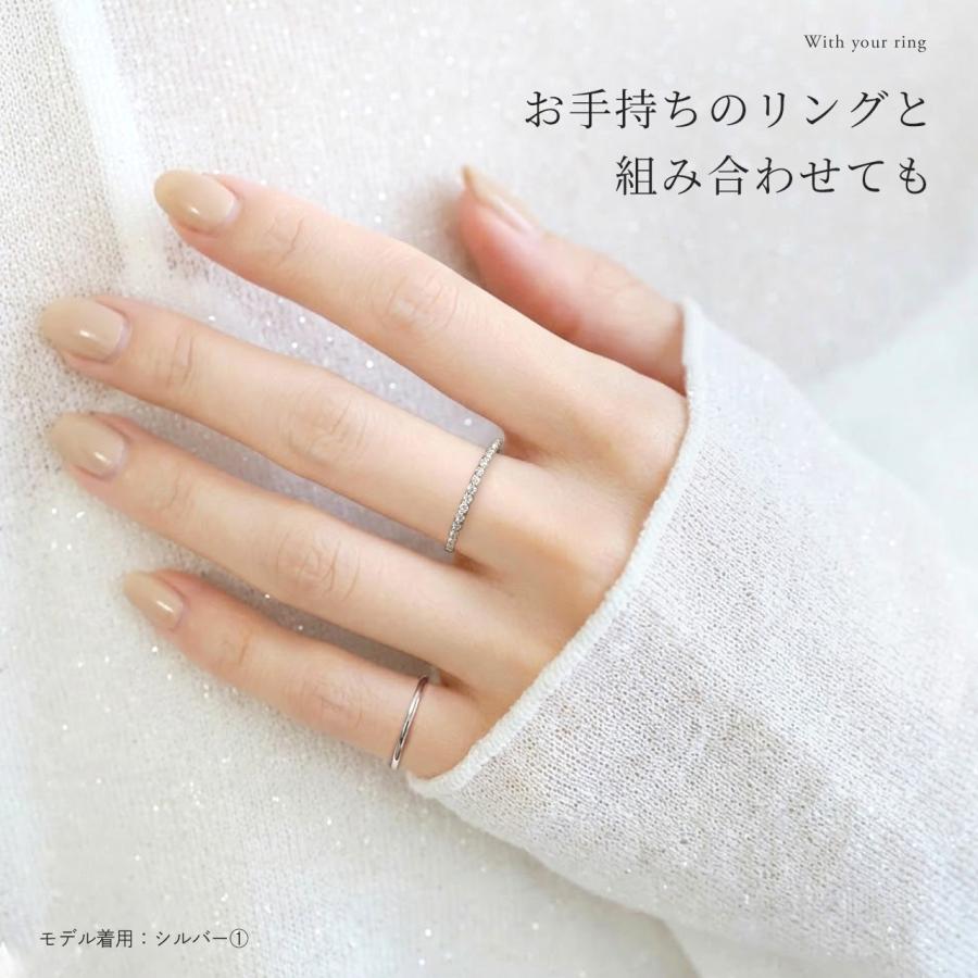 Red string フルエタニティ 指輪 リング レディース シルバー925