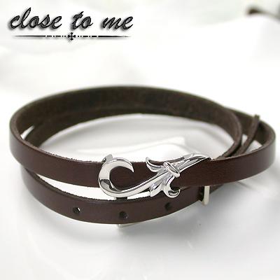 close to me（クロストゥーミー） ブレスレット・バングル(革 レザー 