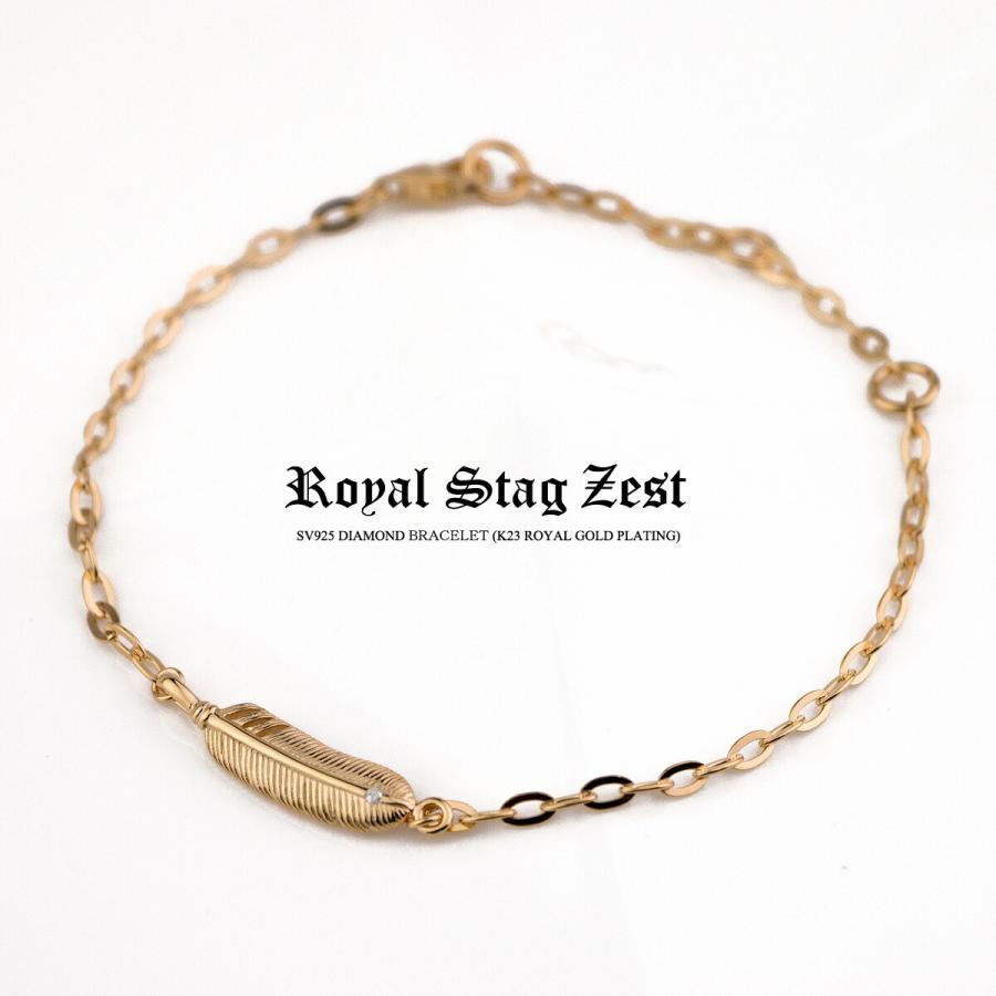 Red string シルバー925 ダイヤモンド メンズ ブレスレット フェザー