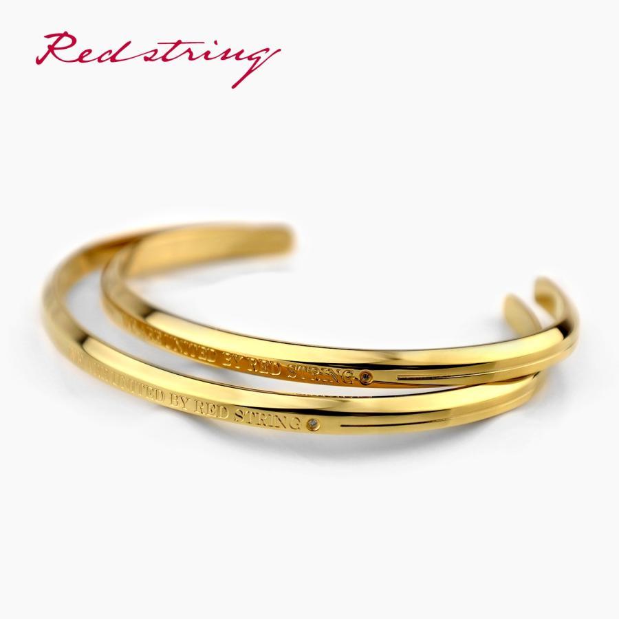 Red string 本物の赤い糸が入ったペアバングル ブレスレット 本物の 