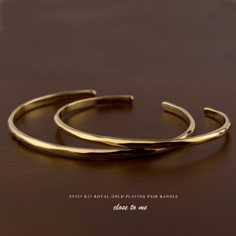 新品未使用★close to me ゴールドバングルペアバングル2点セット 新品未使用☆close to me ゴールドバングルペアバングル2点セット 新品未
