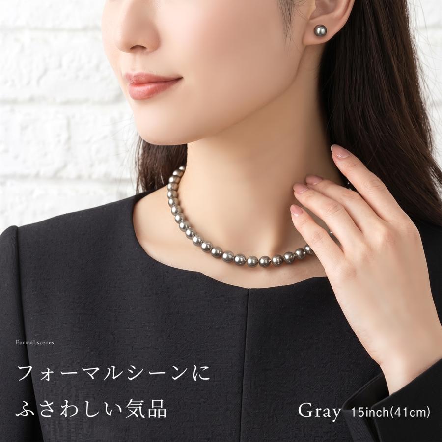 Red string パール ネックレス 冠婚葬祭 結婚式 ピアス イヤリング