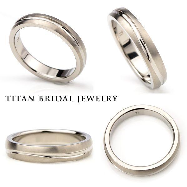 Red string チタンリング 結婚指輪 ダイヤモンドなし ＆ ダイヤモンド