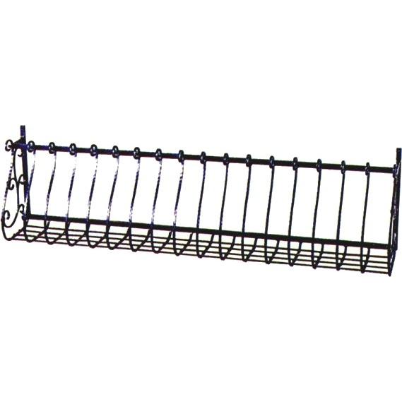 フラワーボックス 窓 壁飾り アイアン風フラワーボックス トレセ 1868 幅1868×高さ500×奥行300mm 1台単位 窓手すり アルミ鋳物 エイジング調 エクステリア