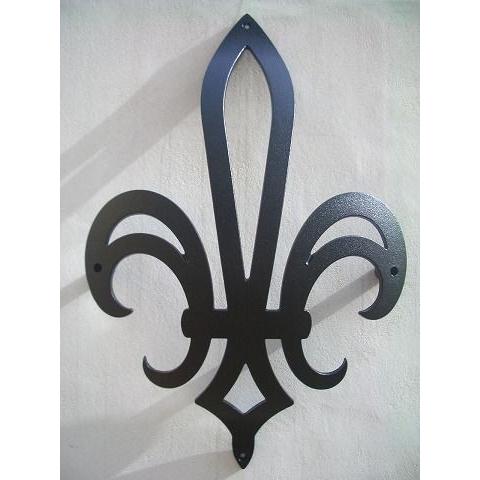 壁飾り 外壁 アイアン風 妻飾り 立体型 フラダリ シンボル ブラック 黒