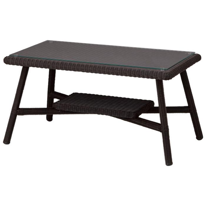ガーデンテーブル 屋外用 Loom garden 庭座 カフェテーブル900 完成品 