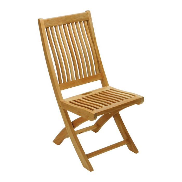 ガーデンチェア 高級 チーク材 天然木 折りたたみ イスタナ