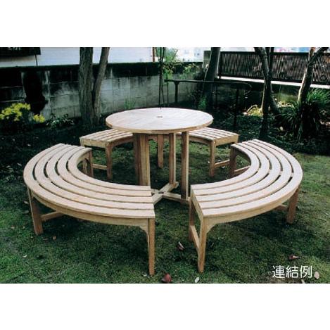 ハンドメイド ２人掛けベンチ (チーク色) ベンチ ウッド 古材 チーク 椅子 チェア いす イス ダイニング 長椅子